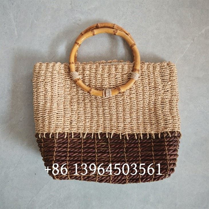 Riktiga bambu kvinnor chic handväskor