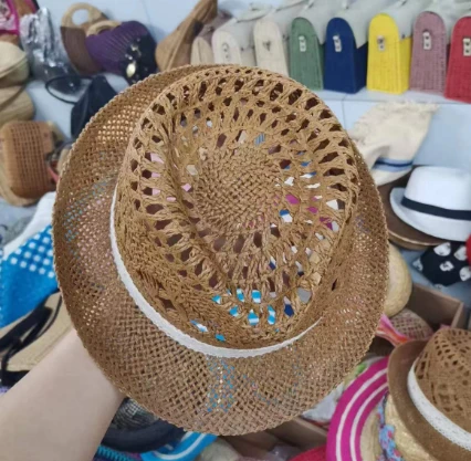 Andningsbar papper ihålig sommarhatt