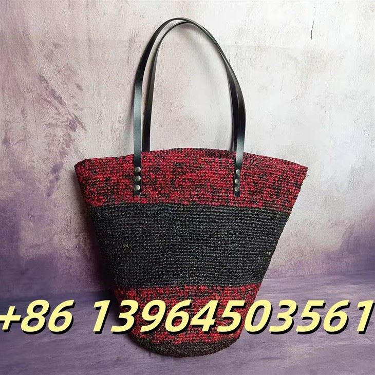 Raffia axel strand sommarväska