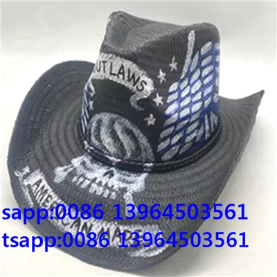 Män Mönster Cowboy Hatt För Vardagen