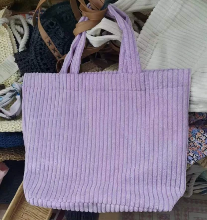 Lila manchester shoppingväska för kvinnor