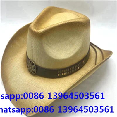 Vintage halm cowboyhatt