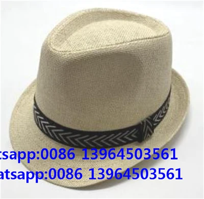 Kvinnor Män Fedora Beach Hat