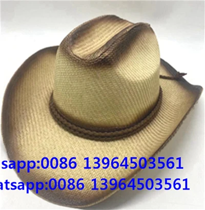 Unisex-halmcowboyhatt i jazzstil