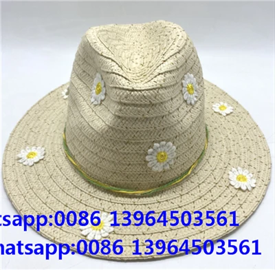Kvinnor Fedora Solhatt med stor brätte