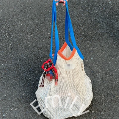 Bomullspåsar mesh shoppingväskor
