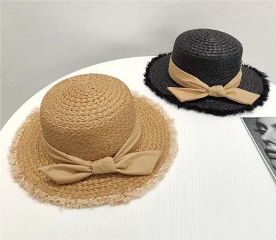 Bowknot papper handgjorda strandsolhatt